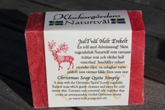 Klockargårdens Jultvål helt enkelt - Naturtvål - Tvålshoppen.se