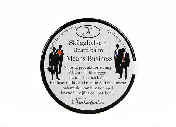 Klockargårdens Means Business - Skäggbalsam - Tvålshoppen.se