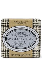 Natural European Fast tvål Soap Oak Moss & Vetiver 150g - Tvålshoppen.se