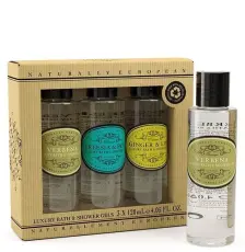 Natural European Mini Bath & Shower Gel Set 3x100ml - Tv&aring;lshoppen.se