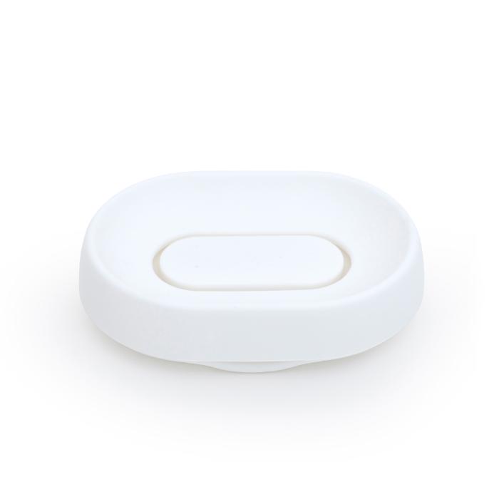 Bild 2,  Tvålkopp soap saver flow plus oval - vit. - Tvålshoppen.se