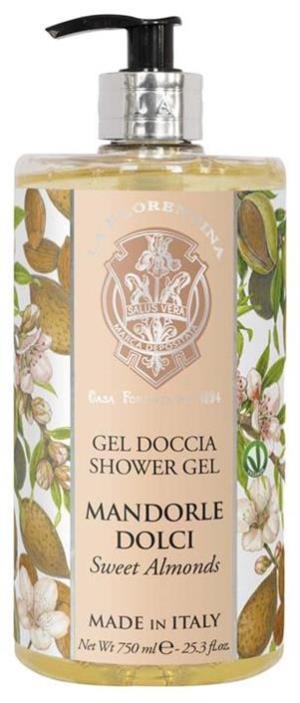 La Florentina Duschtvål Sweet Almond 750ml - Tvålshoppen.se