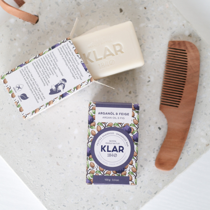 Bild 3, Klar Seifen Argan oil & Fig Shampoo Bar 100 g (torrt hår) - Tvålshoppen.se