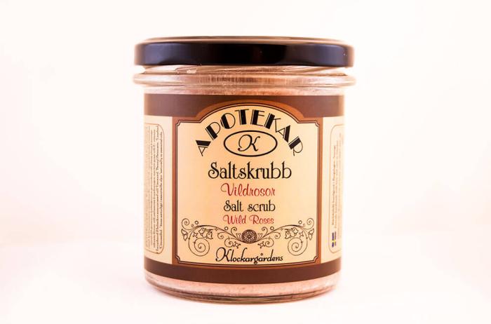 Bild 1, Klockargårdens Saltscrub Spa hemma Vildrosor - Tvålshoppen.se