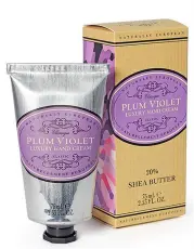 Natural European Hand Cream Plum Violet 75ml - Tvålshoppen.se