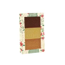  Creme Present Marseilletv&aring; med juldoft - Honung, Pepparkaka & Apelsin/Kanel - Tv&aring;lshoppen.se