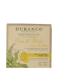 Durance Shampoo Bar Lemon & Mint Normal Hair 75g - Tvålshoppen.se