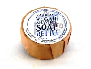 Klockargårdens Raktvål Barbers vegan - Refill - Tvålshoppen.se