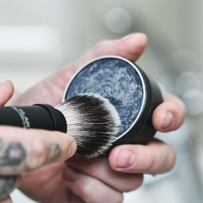 Bild 3, Klar Seifen Activated Charcoal Shaving Soap - Tvålshoppen.se