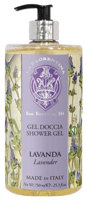 La Florentina Flytande duschtvål Lavender 750ml - Tvålshoppen.se