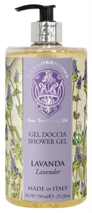 La Florentina Flytande duschtvål Lavender 750ml - Tvålshoppen.se