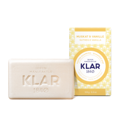 Klar Seifen Nutmeg & Vanilla Shampoo Bar (normalt hår) - Tvålshoppen.se
