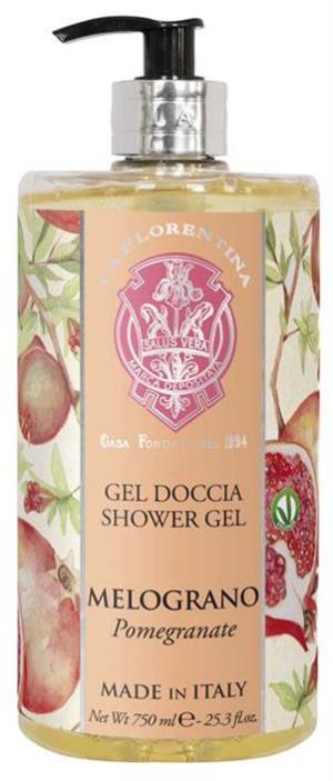 La Florentina Duschtvål Pomegranate 750ml - Tvålshoppen.se