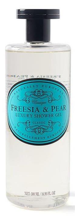 Natural European Shower Gel Freesia & Pear 500ml - Tvålshoppen.se