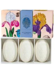 La Florentina Presentask tvål Florentina Iris 3x150g - Tvålshoppen.se