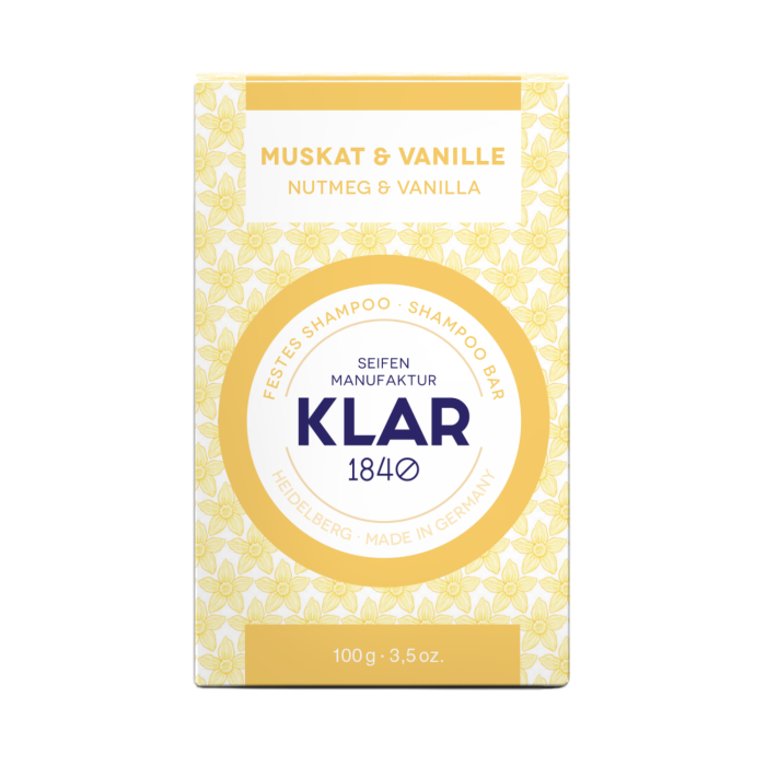 Bild 4, Klar Seifen Nutmeg & Vanilla Shampoo Bar (normalt hår) - Tvålshoppen.se