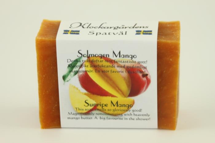 Bild 1, Klockargårdens Spatvål - Solmogen Mango - Tvålshoppen.se