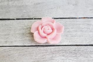 Terra Midi Dekorationstvål - Rosa Ros - Tvålshoppen.se