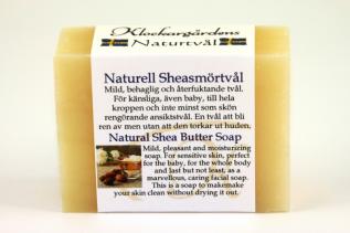 Klockargårdens Naturell Sheasmör - Naturtvål - Tvålshoppen.se