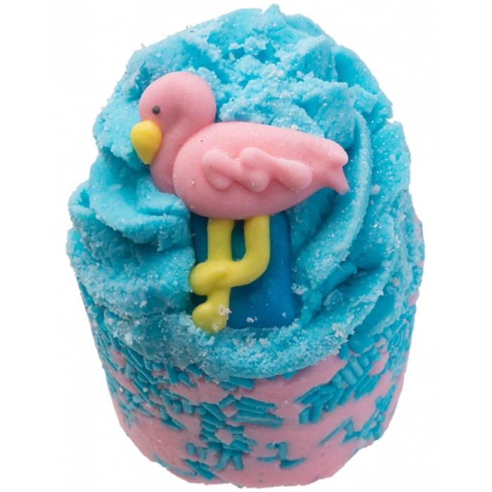 Bild 1, Bomb Cosmetics Bad Melt - Cupcake - Flamingoals - Tvålshoppen.se
