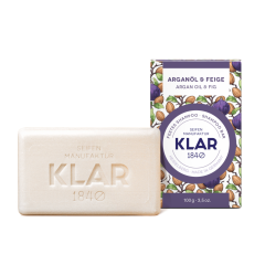 Klar Seifen Argan oil & Fig Shampoo Bar 100 g (torrt hår) - Tvålshoppen.se