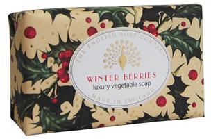 The English Soap Company winter berrys Soap fruktiga bär, Vanilj & Kanel 200 g - Tvålshoppen.se