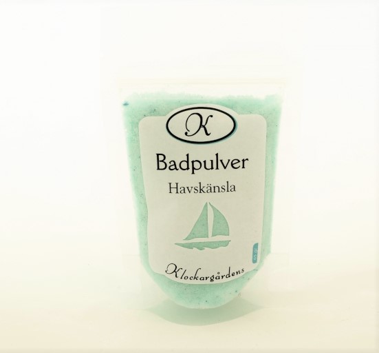 Klockargårdens Badpulver - Havskänsla - Tvålshoppen.se