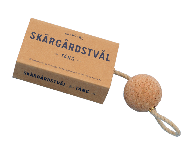 Skargard Skärgårdstvål - Saltvattentvål Havtorn med kork - Tvålshoppen.se